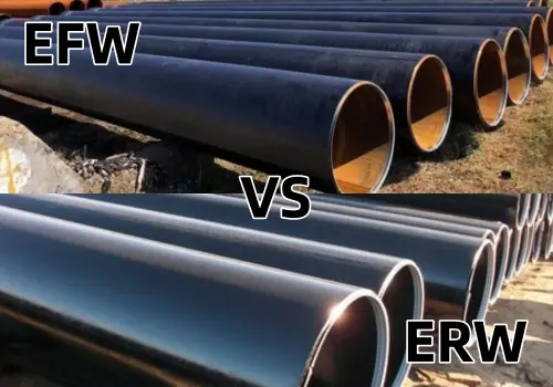 efw vs erw pipe,difference between efw and erw pipe,ERW steel pipe,EFW steel pipe,steel pipe specifications,pipeline sourcing,EPC construction materials
