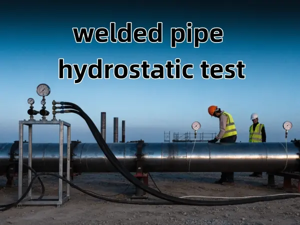 welded pipe hydrostatic test, pipeline pressure test, hydrostatic testing process, steel pipe leak test, pipeline safety standards